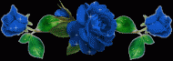 blaue Rosen Trenner