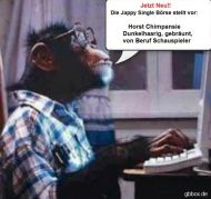 Die Jappy Single Börse Präsentiert Horst Chimpansie
