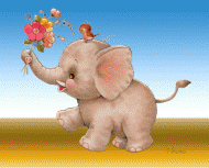 Kleiner Elefant animiert