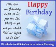 Geburtstag, Ehrentag, Wiegenfest, Happy Birthday,