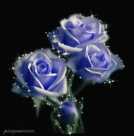 blaue Rosen animiert