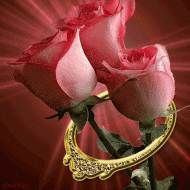 Rosen mit Ring animierter Hintergrund