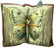 Schmetterlingsbuch animiertes Bild