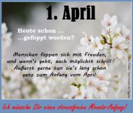 1. April, Frühling, April-Scherz,